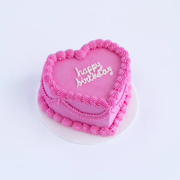 Corazón especial lunch cake